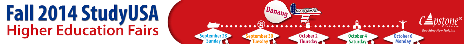 WE ARE RECRUITING STUDENT VOLUNTEERS FOR THE FALL 2014 StudyUSA HIGHER EDUCATION FAIRS